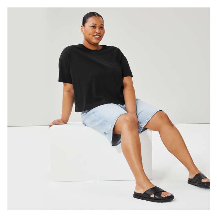 Women+ Crop Boxy Fit T-Shirt